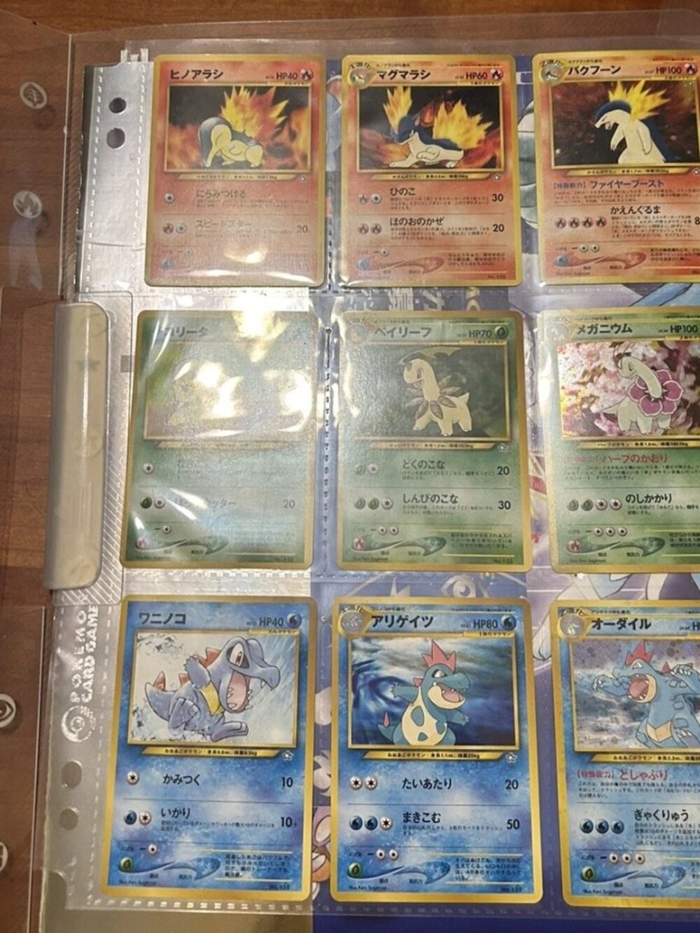 Pokémon Neo Genesis Japanese Premium File 1 + Extra Meganium